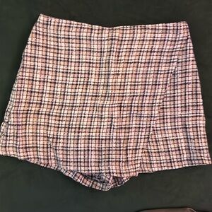 Abercrombie tweed wrap skort